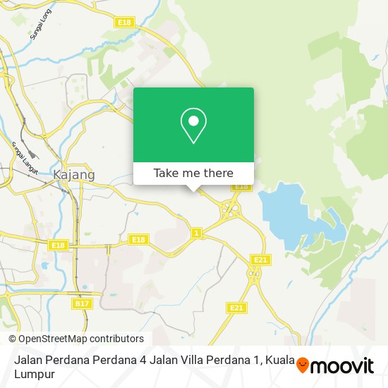 Jalan Perdana Perdana 4 Jalan Villa Perdana 1 map