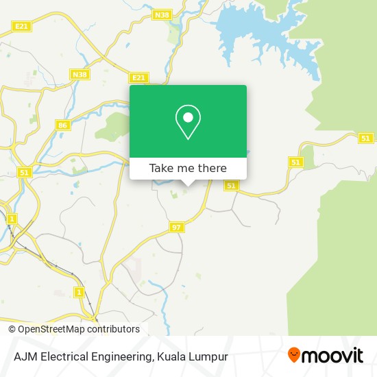 AJM Electrical Engineering map