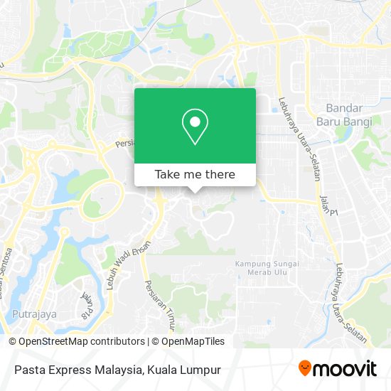 Pasta Express Malaysia map