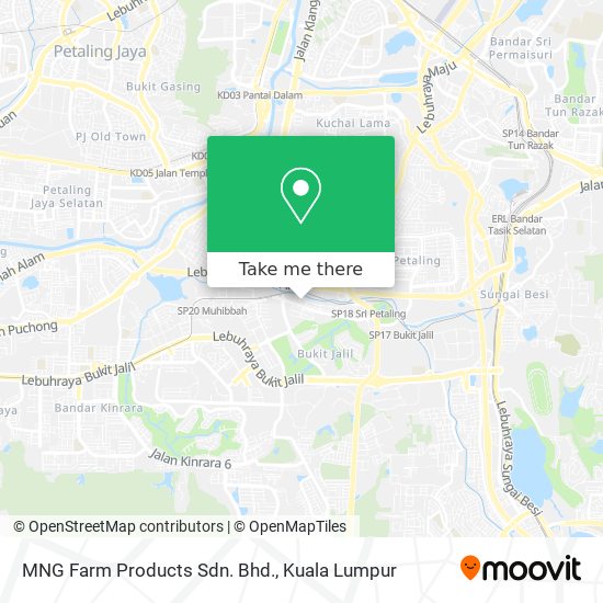 MNG Farm Products Sdn. Bhd. map