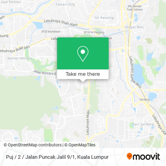 Peta Puj / 2 / Jalan Puncak Jalil 9 / 1