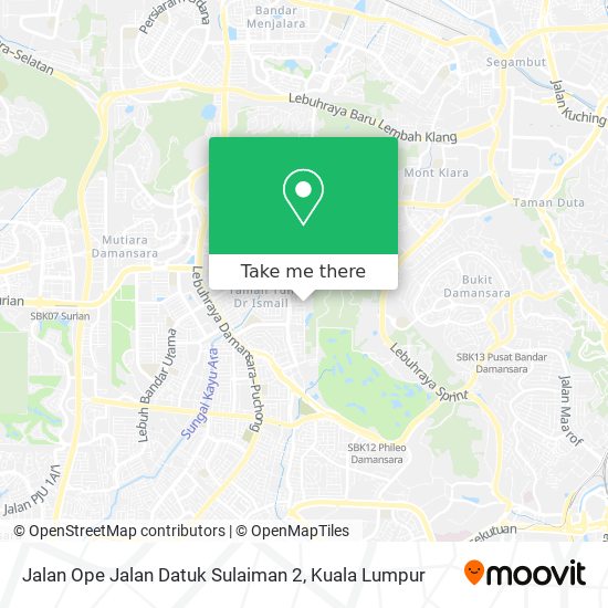 Peta Jalan Ope Jalan Datuk Sulaiman 2
