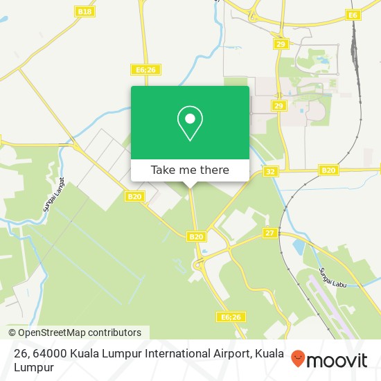 26, 64000 Kuala Lumpur International Airport map