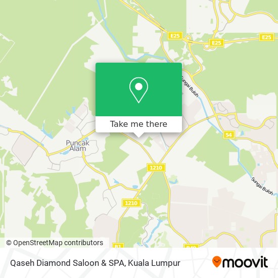 Qaseh Diamond Saloon & SPA map