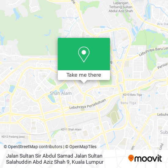 Jalan Sultan Sir Abdul Samad Jalan Sultan Salahuddin Abd Aziz Shah 9 map