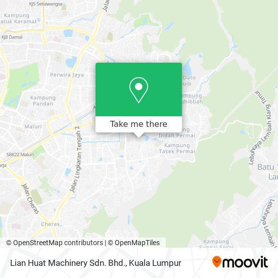 Lian Huat Machinery Sdn. Bhd. map