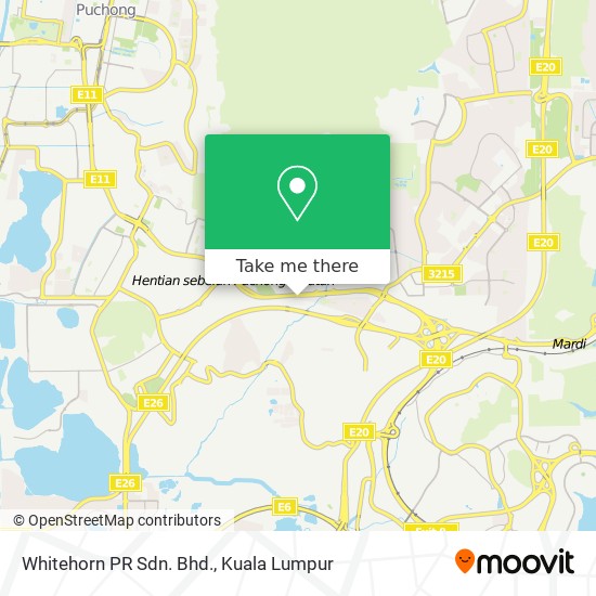 Whitehorn PR Sdn. Bhd. map