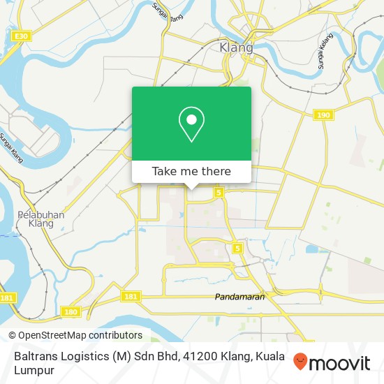 Baltrans Logistics (M) Sdn Bhd, 41200 Klang map