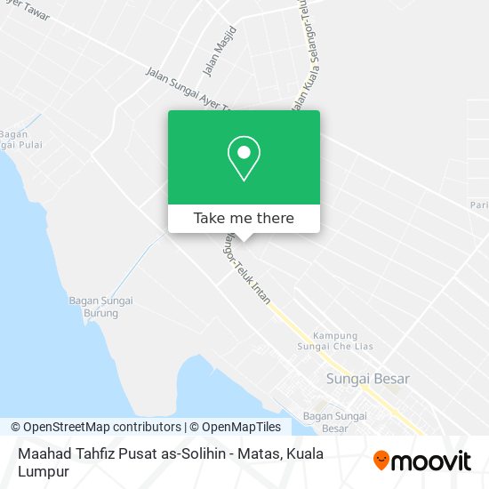 Peta Maahad Tahfiz Pusat as-Solihin - Matas