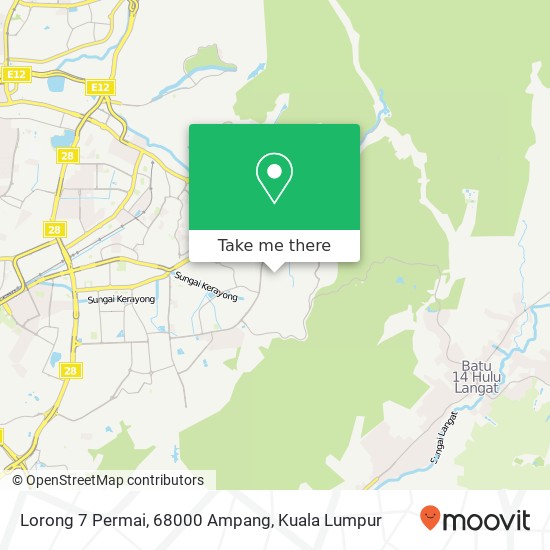 Lorong 7 Permai, 68000 Ampang map