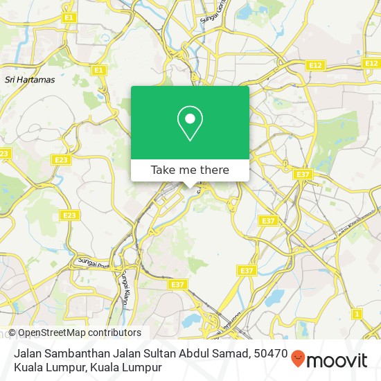 Jalan Sambanthan Jalan Sultan Abdul Samad, 50470 Kuala Lumpur map