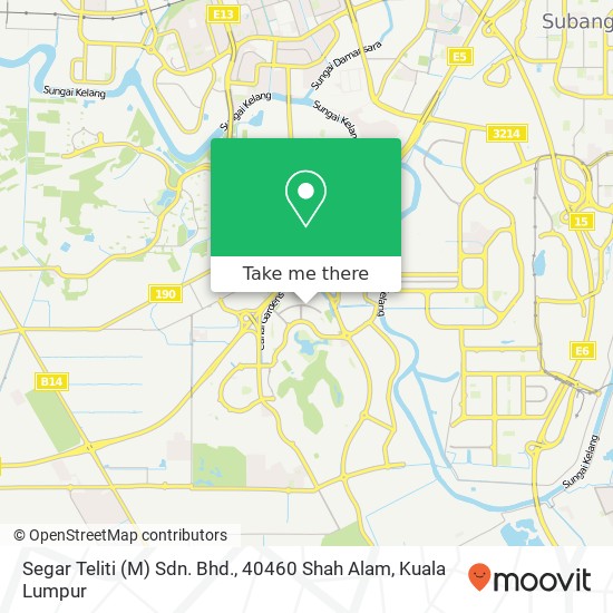 Segar Teliti (M) Sdn. Bhd., 40460 Shah Alam map