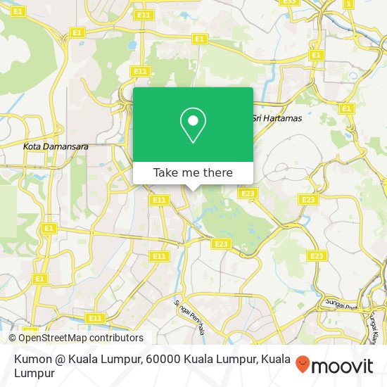 Peta Kumon @ Kuala Lumpur, 60000 Kuala Lumpur