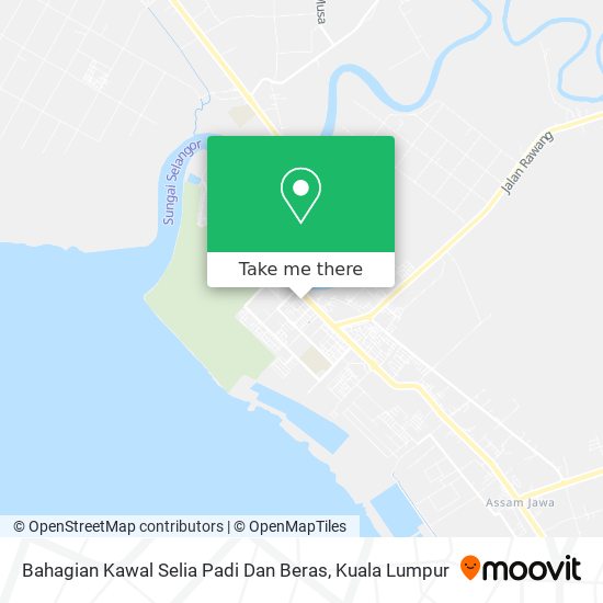 Bahagian Kawal Selia Padi Dan Beras map