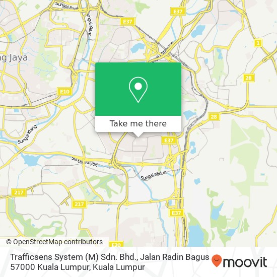 Peta Trafficsens System (M) Sdn. Bhd., Jalan Radin Bagus 57000 Kuala Lumpur