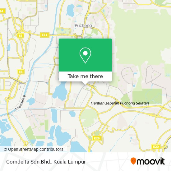 Comdelta Sdn.Bhd. map
