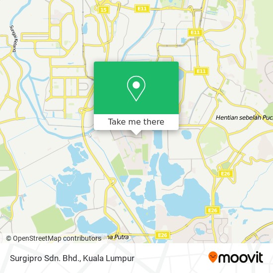 Surgipro Sdn. Bhd. map