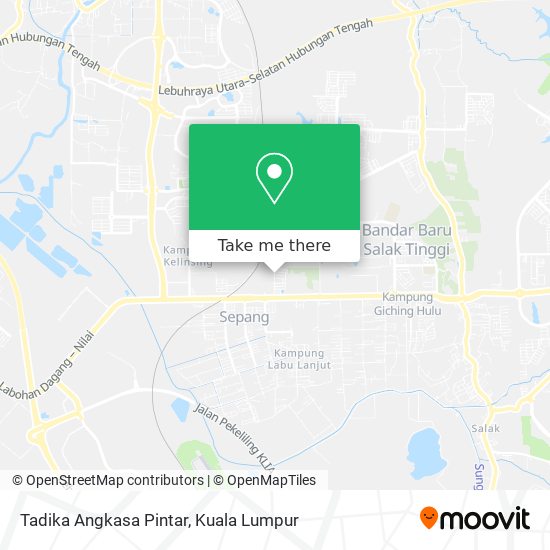Tadika Angkasa Pintar map