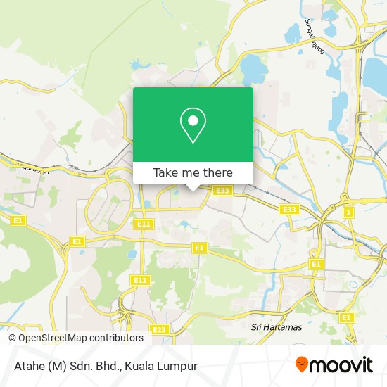 Atahe (M) Sdn. Bhd. map