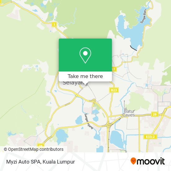Myzi Auto SPA map