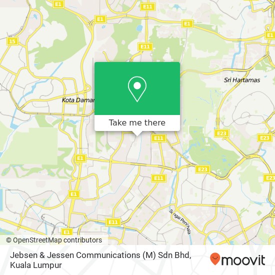 Peta Jebsen & Jessen Communications (M) Sdn Bhd