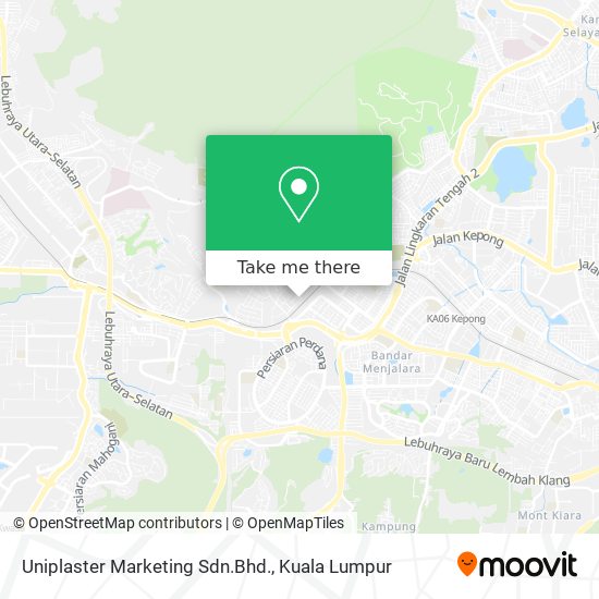 Peta Uniplaster Marketing Sdn.Bhd.