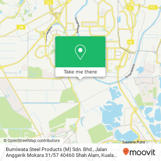 Bumiwata Steel Products (M) Sdn. Bhd., Jalan Anggerik Mokara 31 / 57 40460 Shah Alam map