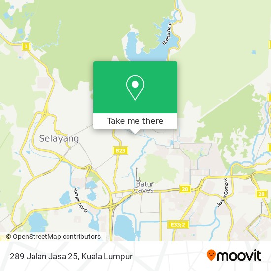 289 Jalan Jasa 25 map