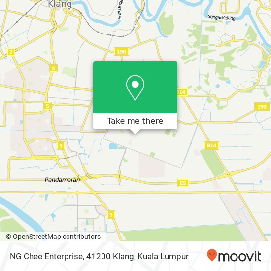 Peta NG Chee Enterprise, 41200 Klang