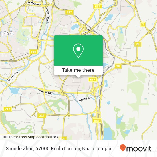 Shunde Zhan, 57000 Kuala Lumpur map