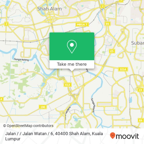 Jalan / / Jalan Watan / 6, 40400 Shah Alam map
