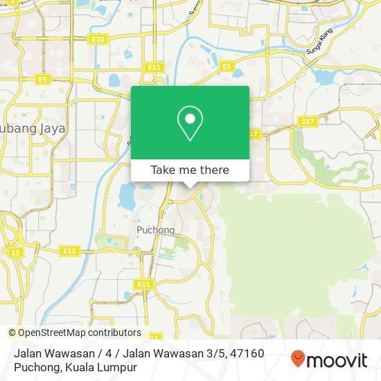 Jalan Wawasan / 4 / Jalan Wawasan 3 / 5, 47160 Puchong map