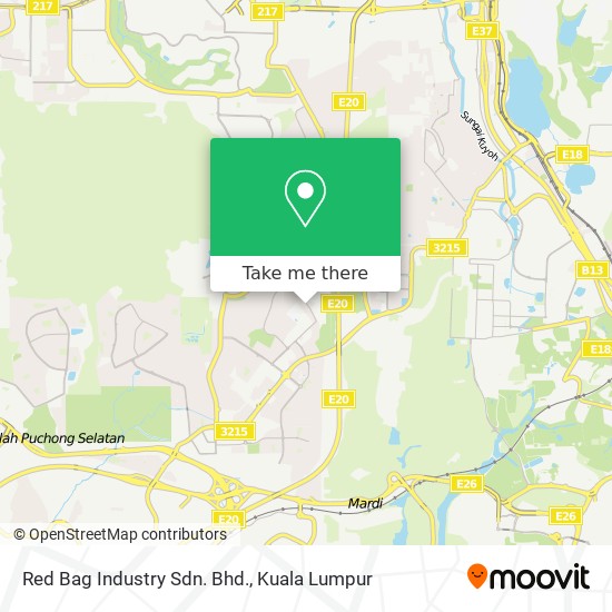 Red Bag Industry Sdn. Bhd. map