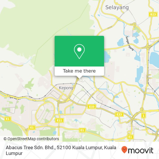 Abacus Tree Sdn. Bhd., 52100 Kuala Lumpur map