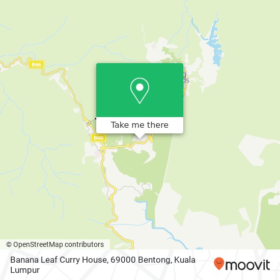 Banana Leaf Curry House, 69000 Bentong map