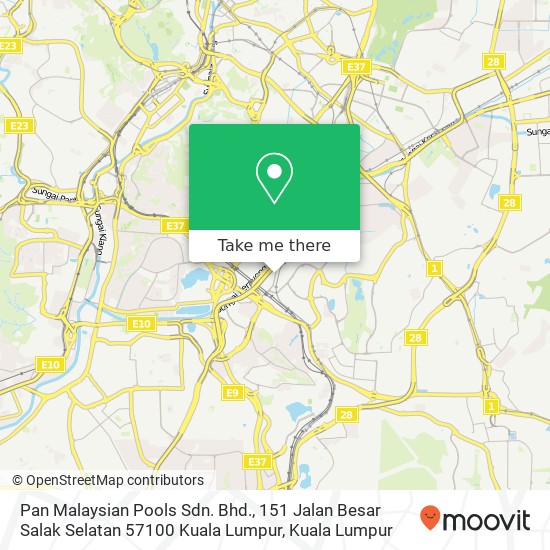 Pan Malaysian Pools Sdn. Bhd., 151 Jalan Besar Salak Selatan 57100 Kuala Lumpur map