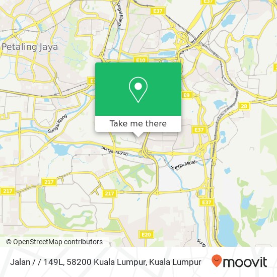 Jalan / / 149L, 58200 Kuala Lumpur map