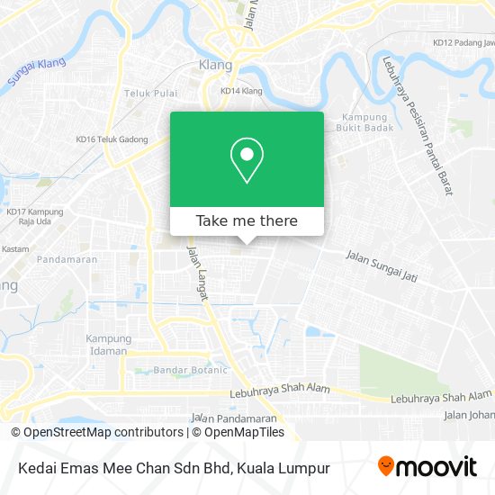 Peta Kedai Emas Mee Chan Sdn Bhd