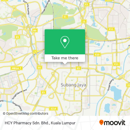 Peta HCY Pharmacy Sdn. Bhd.