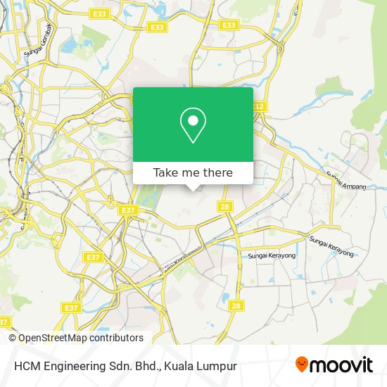 HCM Engineering Sdn. Bhd. map