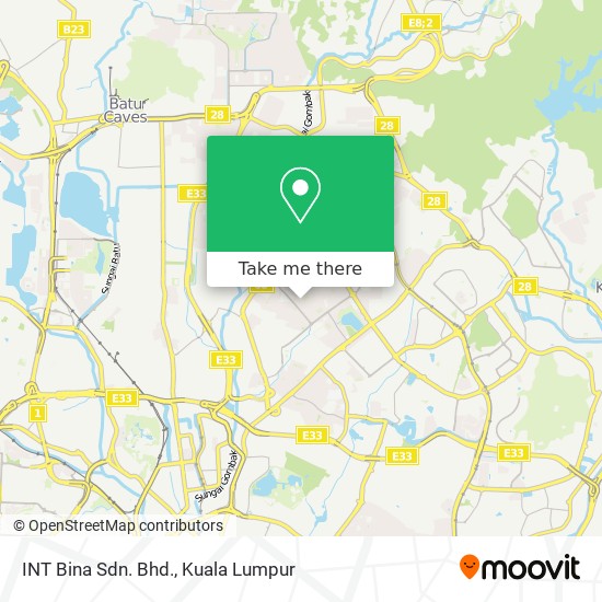 INT Bina Sdn. Bhd. map