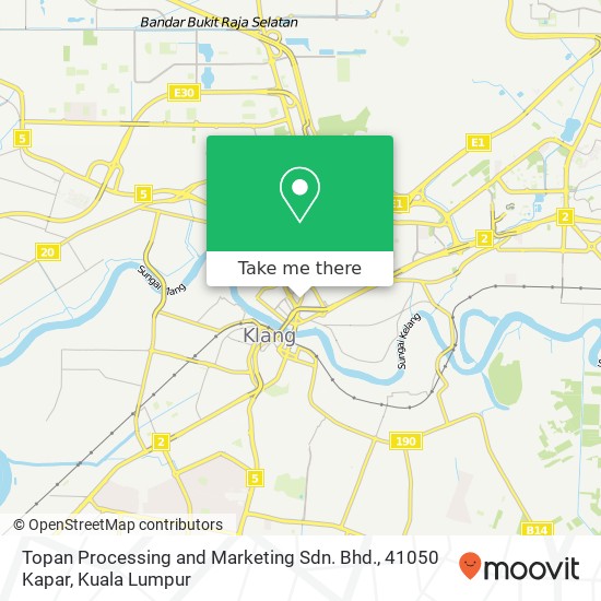 Topan Processing and Marketing Sdn. Bhd., 41050 Kapar map