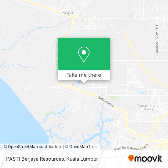 PASTI Berjaya Resources map