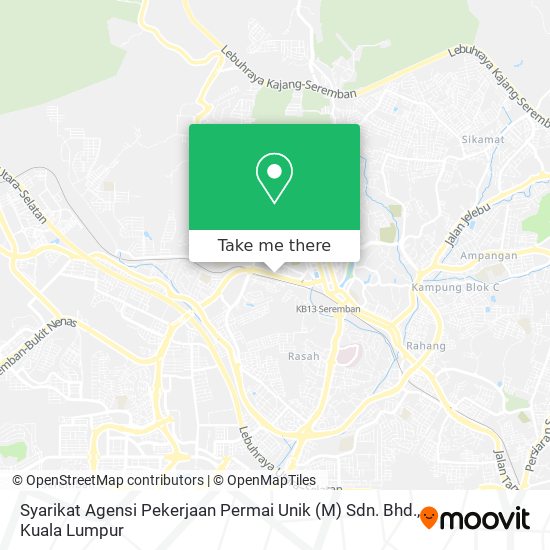Syarikat Agensi Pekerjaan Permai Unik (M) Sdn. Bhd. map