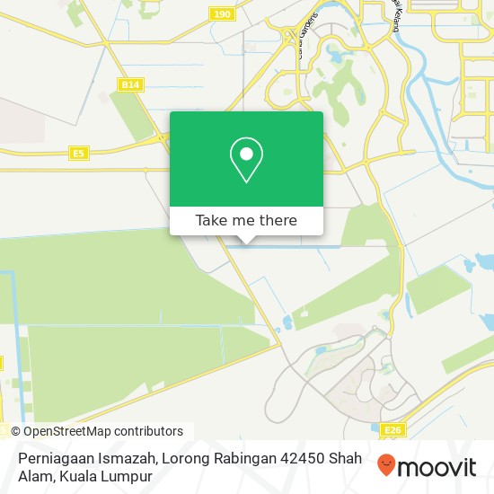 Perniagaan Ismazah, Lorong Rabingan 42450 Shah Alam map