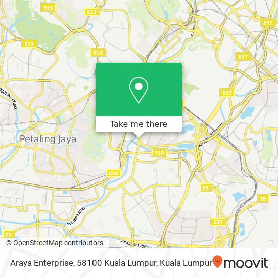 Peta Araya Enterprise, 58100 Kuala Lumpur