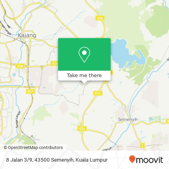 8 Jalan 3/9, 43500 Semenyih map