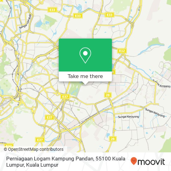 Perniagaan Logam Kampung Pandan, 55100 Kuala Lumpur map