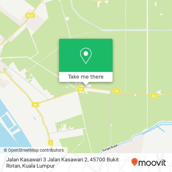 Peta Jalan Kasawari 3 Jalan Kasawari 2, 45700 Bukit Rotan