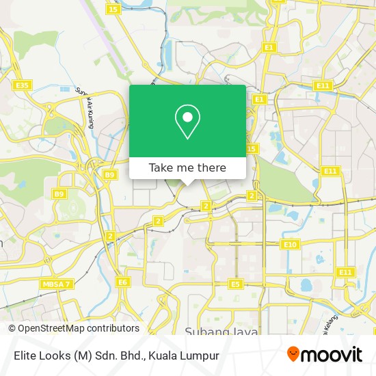 Elite Looks (M) Sdn. Bhd. map